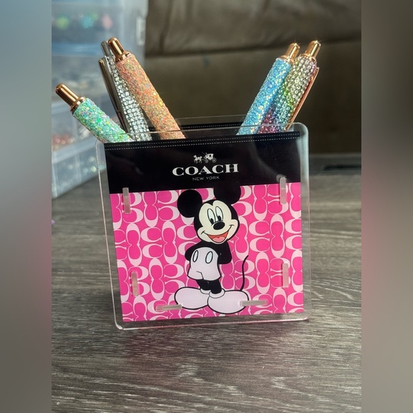 Coach Mickey Mouse Card Holder - Picture 1 of 3